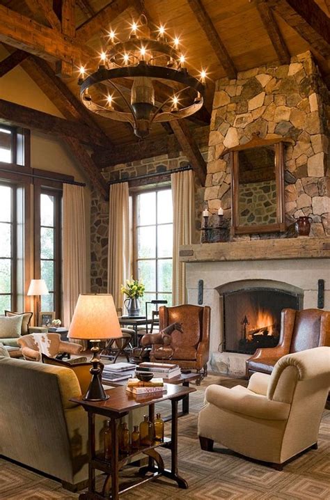 35 Classy Rustic Living Room Design Ideas - Interior Vogue