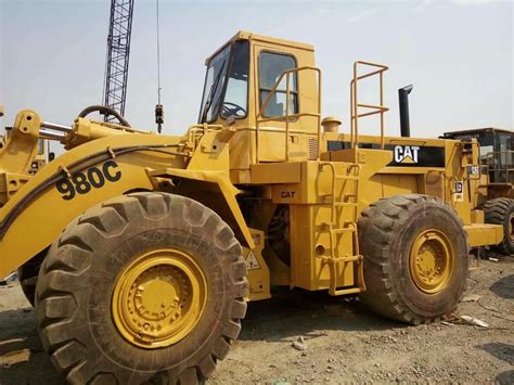 Caterpillar 980C CAT Wheel Loader Kapasitas Ember 4cbm Dengan 4 Gerak Maju