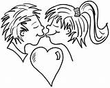 Couple Kissing Coloring Pages  70 Images Free Printable sketch template