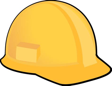 Yellow Hard Hat - Openclipart