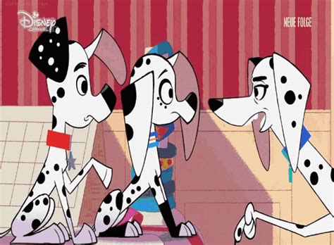 Puppies Gif, Dogs And Puppies, Rue, 101 Dalmatians Cartoon, Disney Dogs, Dalmatian Dogs, Dog ...