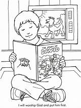 Story Of David Coloring Page  Sermons4Kids sketch template
