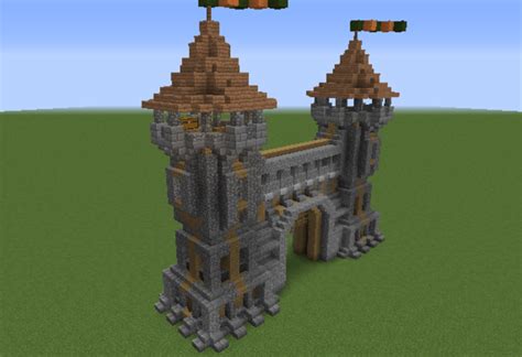 Medieval Gatehouse 2 - GrabCraft - Your number one source for MineCraft ...