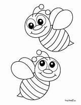 Printable Bee Coloring Pages – 30 Cute Sheets  Easy Peasy And Fun sketch template
