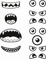 Monster Printables Craft  Pink Cartoon For coloring Page 办公设备维修 sketch template