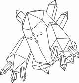 Pokemon Regice Coloring Page  Free Printable Pages For Kids sketch template