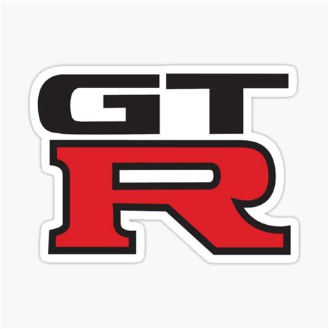 "GTR Logo" Sticker for Sale by CJayB141 | Redbubble