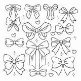 Cheer Bow Coloring Pages sketch template
