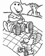 Barney The Dinosaur Coloring Pages sketch template