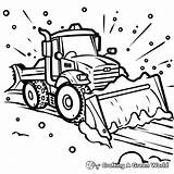 Snow Plow Coloring Pages  Free & Printable sketch template