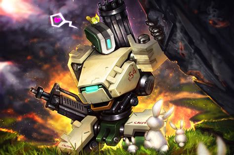 Overwatch Bastion Robot Artwork 4k, HD Games, 4k Wallpapers, Images ...