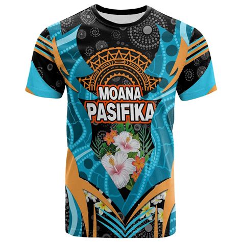 Buy Pasifika Rugby T-shirt – Moana Pasifika Team Aboriginal Culture T-shirt – NRL – Meteew