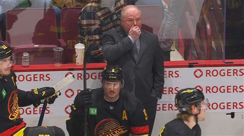 Emotional end of game for Canucks head coach Bruce Boudreau hours ...