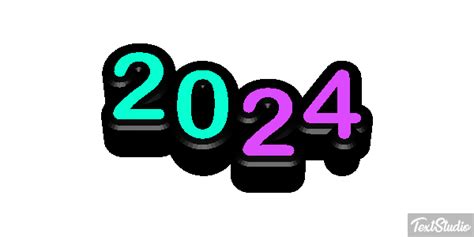 2024 Number Animated GIF Logo Designs