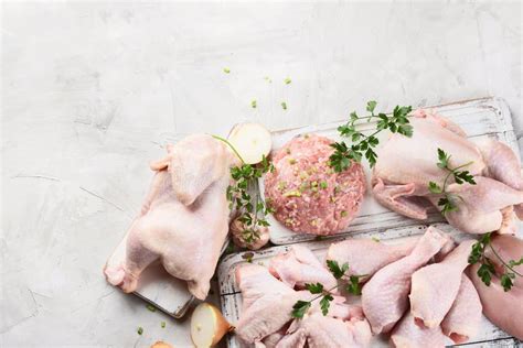 Different Types of Fresh Chicken Meat Stock Photo - Image of cooking, breast: 137639746