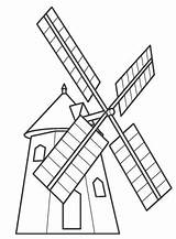 Dibujo Molino De Viento Don Quijote Sketch Coloring Page sketch template