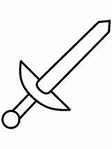 Sword coloring Pages sketch template