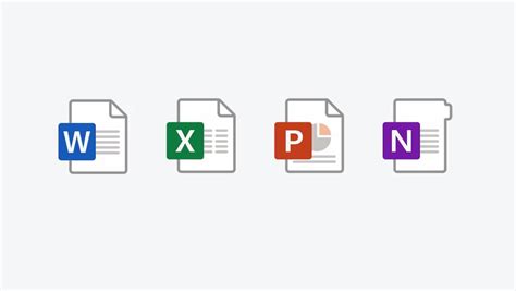 Microsoft Office Icons