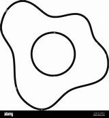 Sunny Side Up Egg Coloring Page sketch template