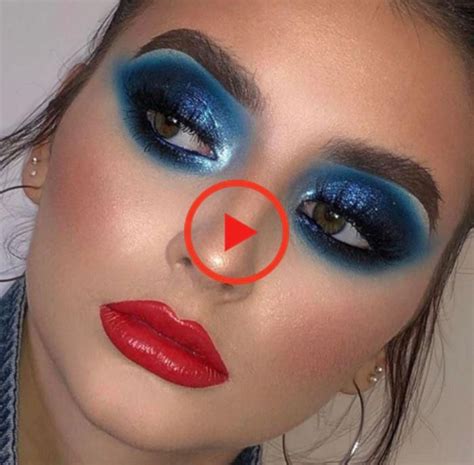 9 Seductive Blue Makeup Looks To Try This Fall in 2020 | Party makeup ...