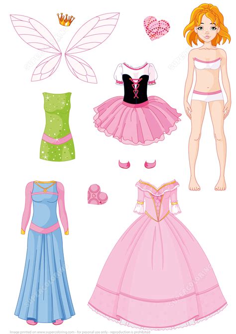 Free Printable Princess Paper Dolls - Get What You Need For Free