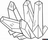 Coloring Crystal Para Cristal Colorear Kristal Kristall Kleurplaat  sketch template