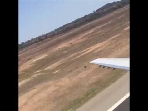 Taking off from Swaziland Manzini Airport - YouTube