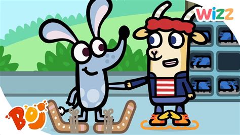 Boj - Ice Skating With Friends | Boj A Boom | Wizz | Cartoons for Kids ...