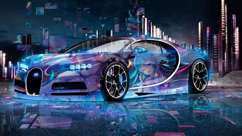 Neon Bugatti Wallpapers - Wallpaper Cave