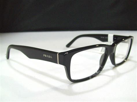 Prada PR 16MV Men's Black Designer Eyeglass Frames | eBay