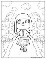 Animal Crossing Coloring Pages sketch template