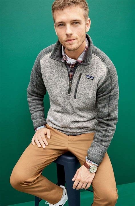 Mens Patagonia Outfit, Patagonia Style, Patagonia Better Sweater, Quarter Zip Pullover Outfit ...