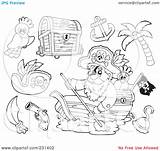 Pirate Treasure Map Coloring Pages  Home sketch template