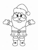 Santa Claus Hugging Coloring Page  Free Printable Pages For Kids sketch template