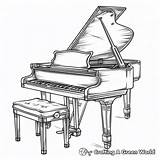Piano Coloring Pages  Free & Printable sketch template