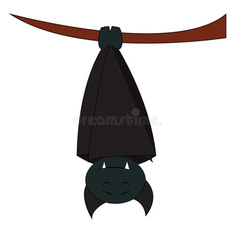 Sleeping Bat stock illustration. Illustration of wild - 22913823