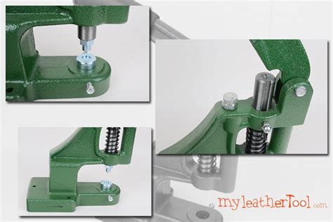 Hand Press Machine, Snap Button, Studs, Rivets Install Tool, Leather ...