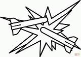 Nuclear Explosion Coloring Page Free Printable  sketch template