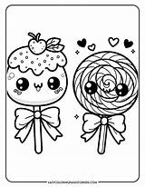 Free Printable Lollipop Coloring Pages 4 PDF  Easy sketch template
