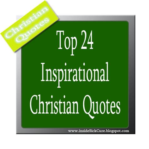 24 Best Inspirational Christian Quotes - Inspirational Christian Quotes
