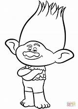 Trolls Dreamworks Coloring Sheet Pages sketch template