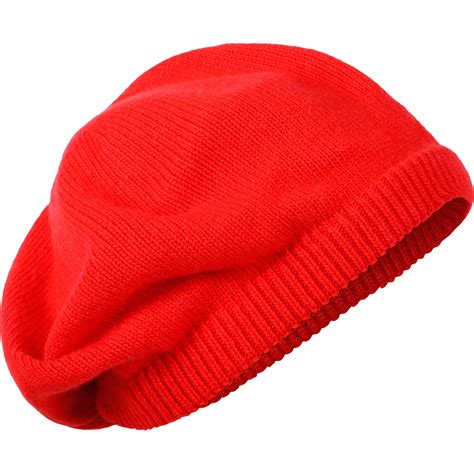 Il Gufo Girls Red Slouchy Beanie Hat | BAMBINIFASHION.COM