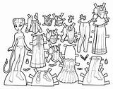 Print Paper Doll coloring Page  Download Or Color Online For Free sketch template