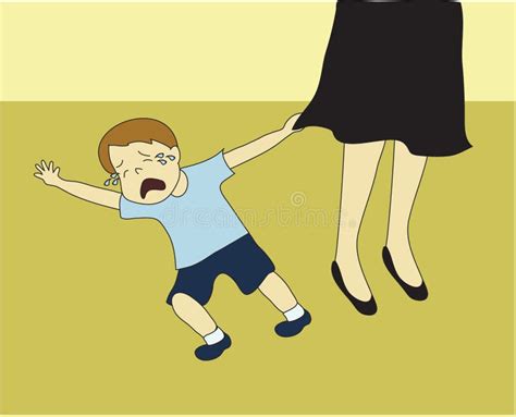 Toddler Tantrum stock vector. Illustration of shorts, shout - 7948106