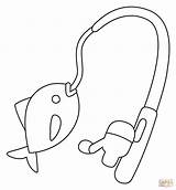 Fishing Pole Coloring Pages sketch template