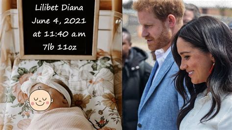 Meghan Markle and Prince Harry Welcome Girl Named Lilibet Diana ...