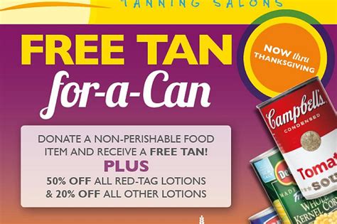 Tan-For-A-Can Going on Now at Year Round Brown