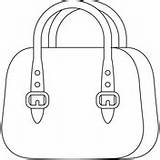 Purse Coloring Pages sketch template