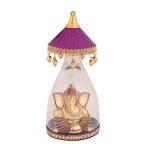 Buy Itiha Purple Glass Umbrella Ganesha Idol 7 inch Online at Best ...