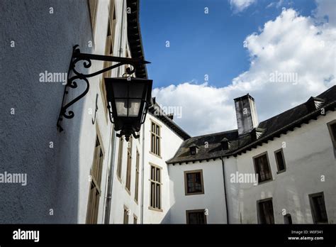 Medieval castle in Clervaux, Luxembourg Stock Photo - Alamy